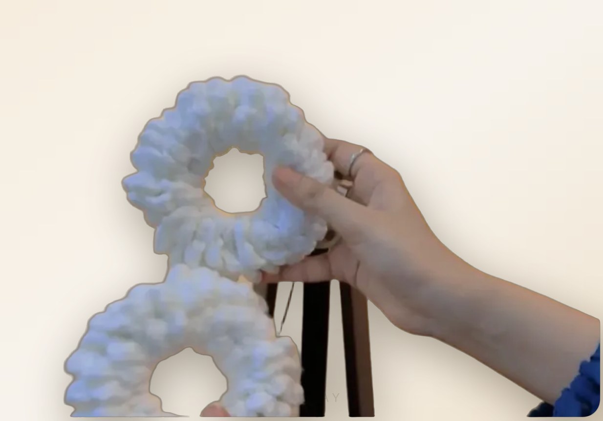 Handmade Crochet Gajrey — Chunky Chenille Yarn Bracelets